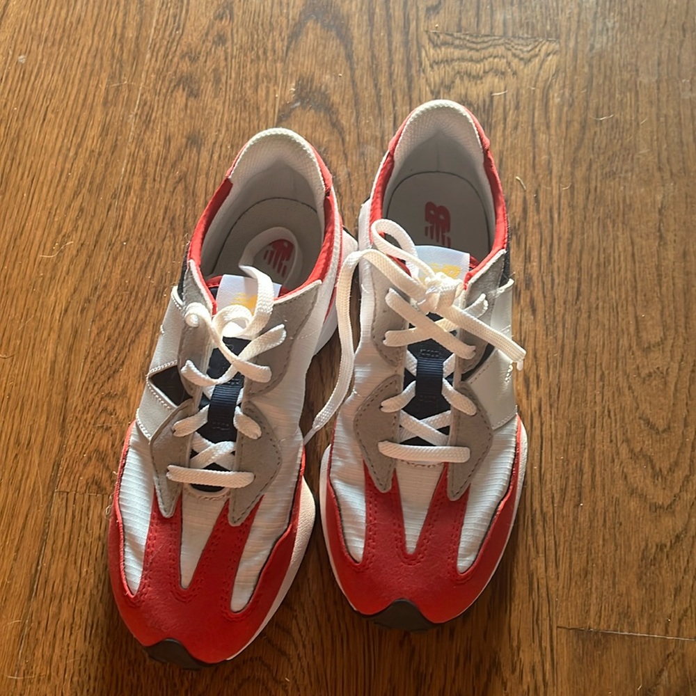New Balance 327 Red, White, and Blue
